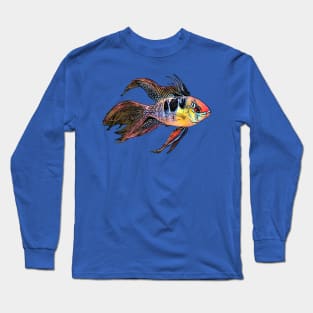 German Blue Ram Cichlid Long Sleeve T-Shirt